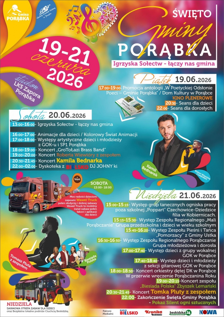 Plakat Święta Gminy Porąbka
